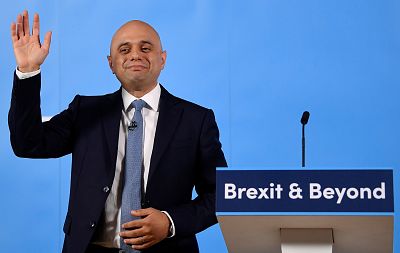 Sajid Javid launches of his campaign for the Conservative Party leadership in London last week.