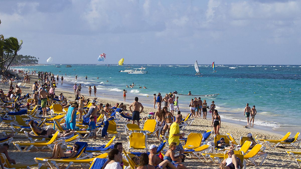 Image: Tourists in Dominican Republic
