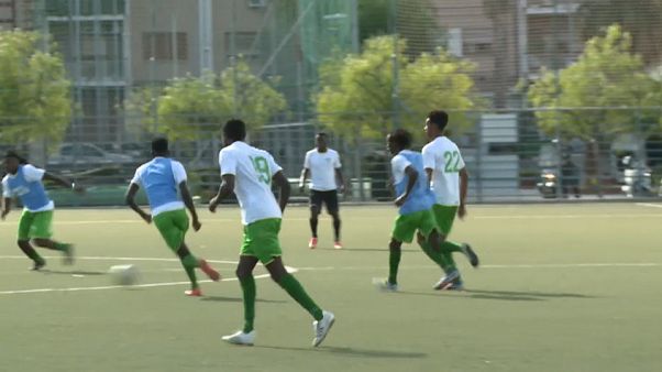 Palermo: migranti in campo Palermo: migranti in campo