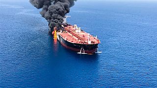 Image: GULF-SHIPPING-OIL-US-IRAN-JAPAN-NORWAY-DIPLOMACY