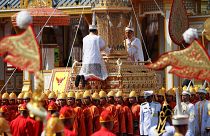 Cerimónia real de cremação na Tailândia