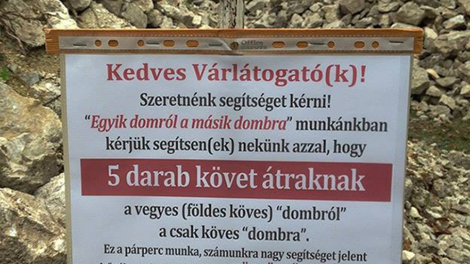 "Egyik dombról a másikra"