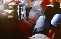 Watch: Car ploughs through wall and into busy restaurant