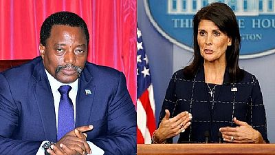 RDC : Nikki Haley arrive à Goma sur fond de manifestations contre le régime de Joseph Kabila