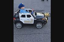 Полицейские поблагодарили мальчика