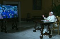 Papst telefoniert ins All: "Eure Heiligkeit, guten Morgen"