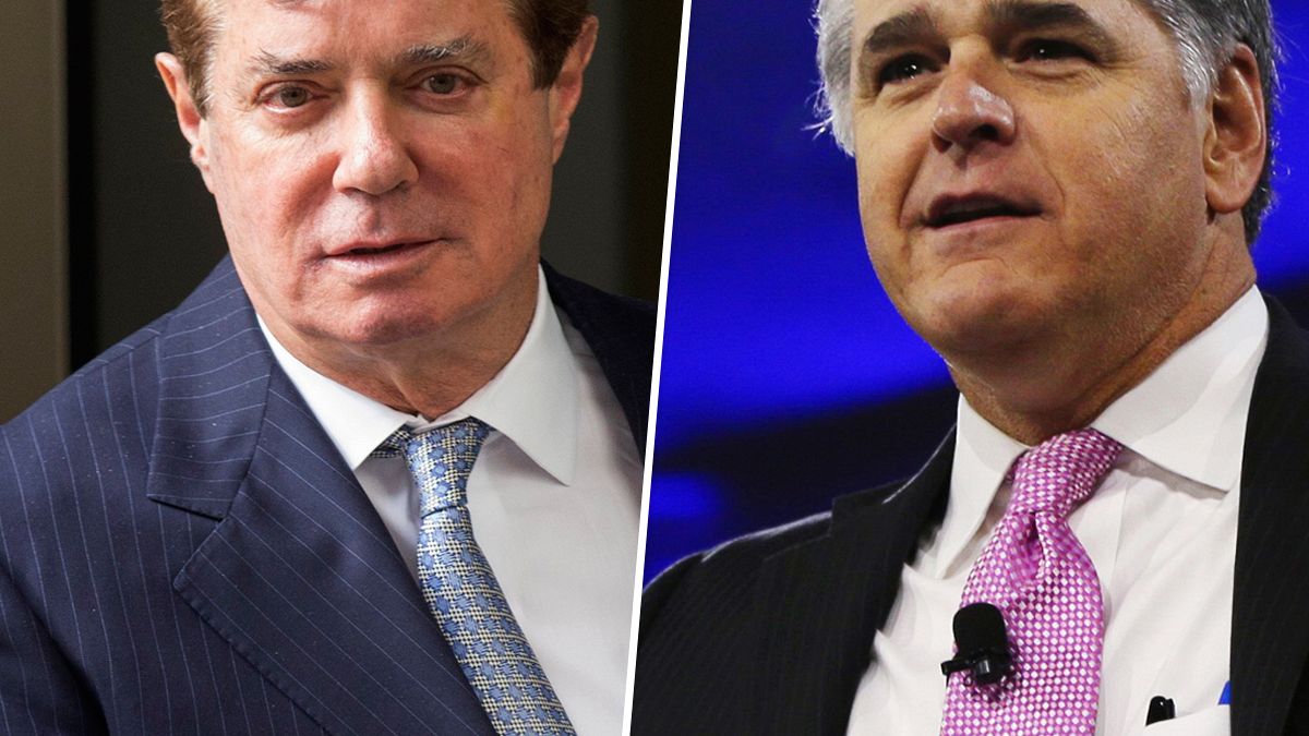 Manafort and Hannity exchanged hundreds of text messages about Mueller probe