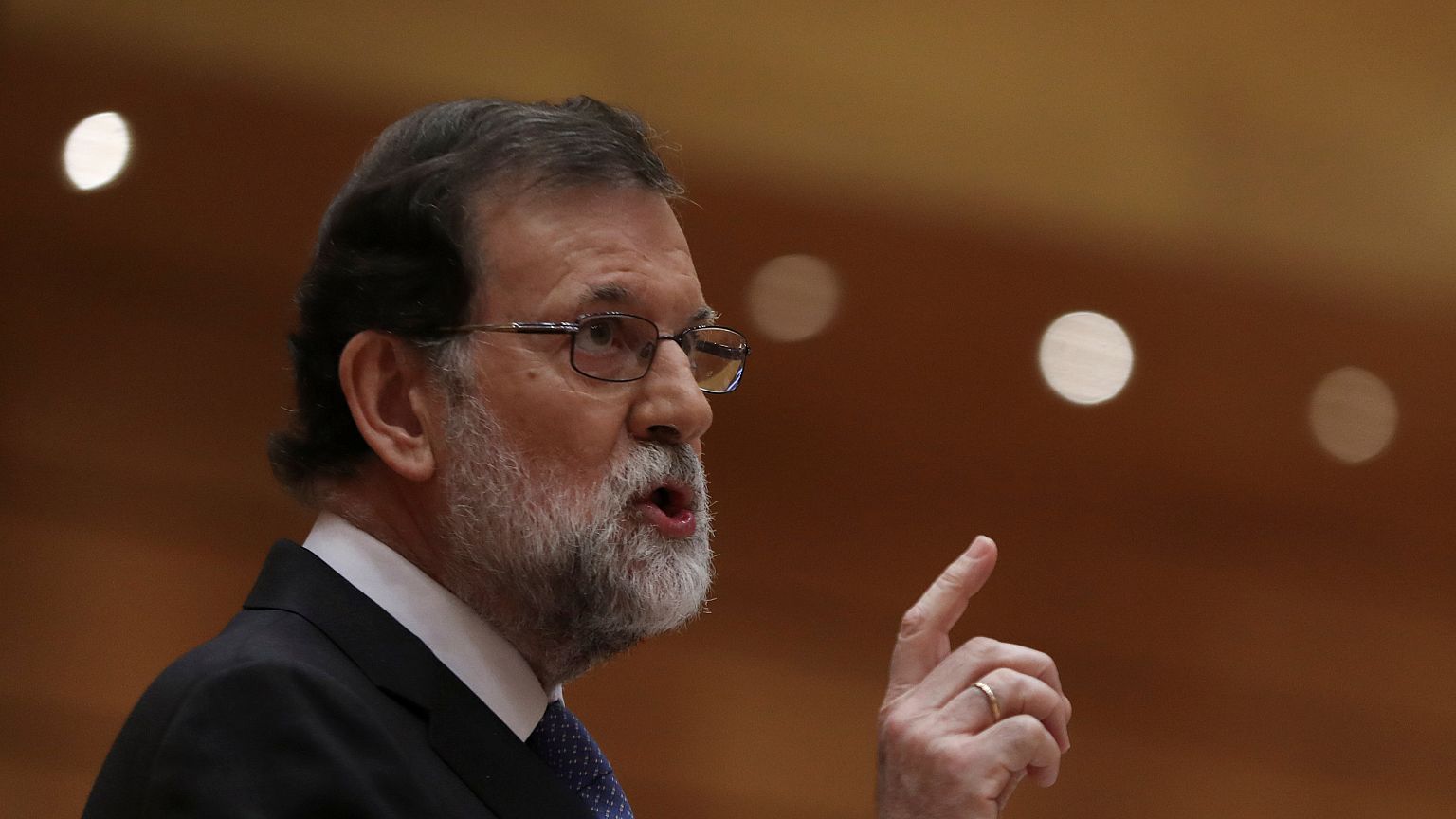 Spain's Prime Minister calls for calm after Catalonia declares independence