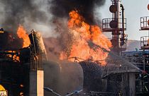 ۱۰ کشته و زخمی در آتش‌سوزی پالایشگاه تهران