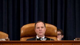 Image: House Intelligence Committee Chairman Adam Schiff listens to testimo