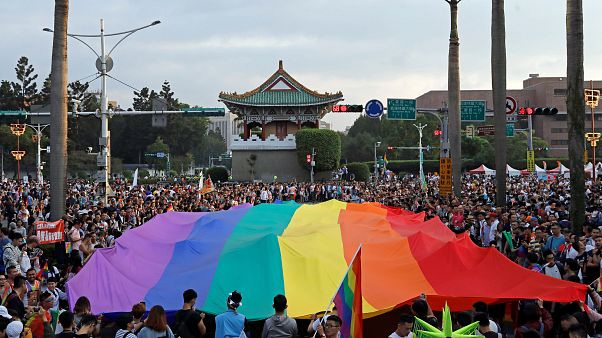 110.000 Menschen feiern Gay Pride in Taiwan 110.000 Menschen feiern Gay Pride in Taiwan