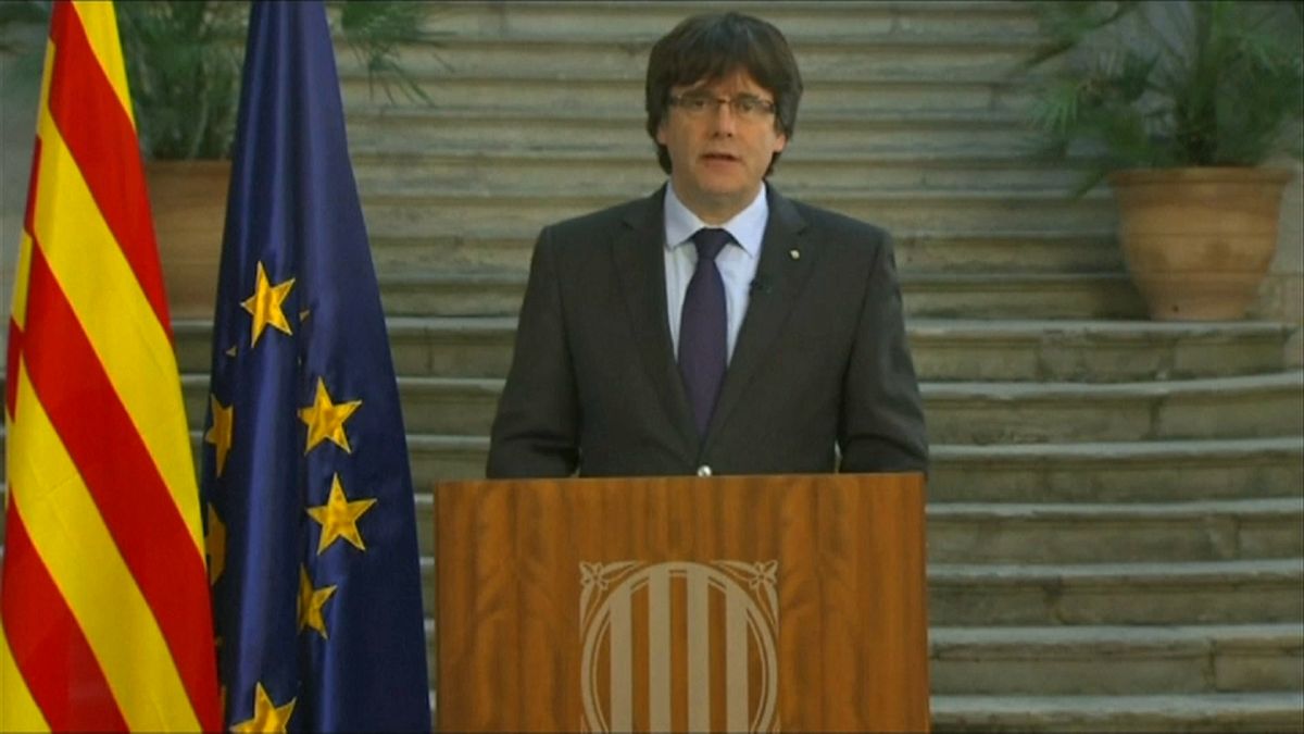 Каталония: Пучдемон призывает оказать "демократическое сопротивление"