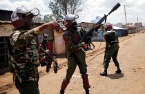 Violence erupts in Nairobi over re-run Kenyan presidential poll