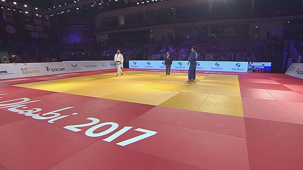 Grand Slam Τζούντο Αμπού Ντάμπι: Χρυσό σε Σιρίλ Μαρέ και Νάταλι Πάουελ Grand Slam Τζούντο Αμπού Ντάμπι: Χρυσό σε Σιρίλ Μαρέ και Νάταλι Πάουελ