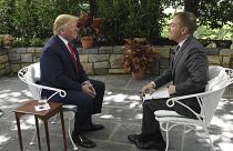 Image: President Donald Trump speaks to Chuck Todd on "Meet The Press."