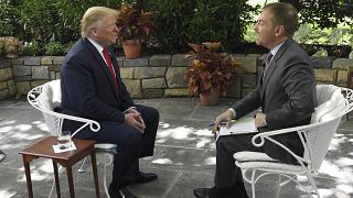 Image: President Donald Trump speaks to Chuck Todd on "Meet The Press."