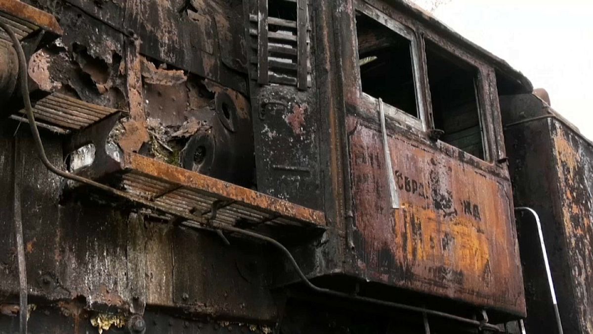 Trainspotting in the Shumkovo railway cemetery