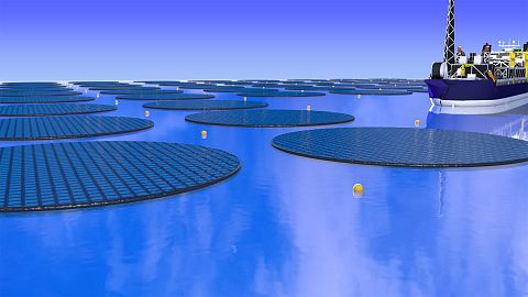 Image: type of solar methanol island facility