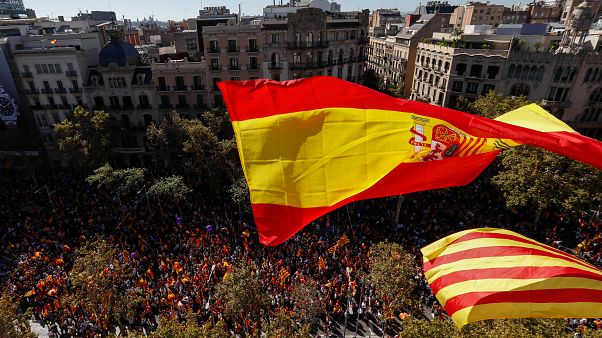 Egységpárti erődemonstráció Barcelonában Egységpárti erődemonstráció Barcelonában