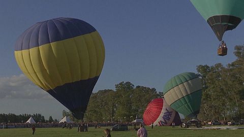 Ballon-Festival: Bunter Himmel über Argentinien
