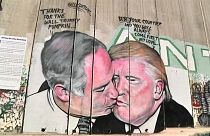 Trump em nova obra no muro de Israel