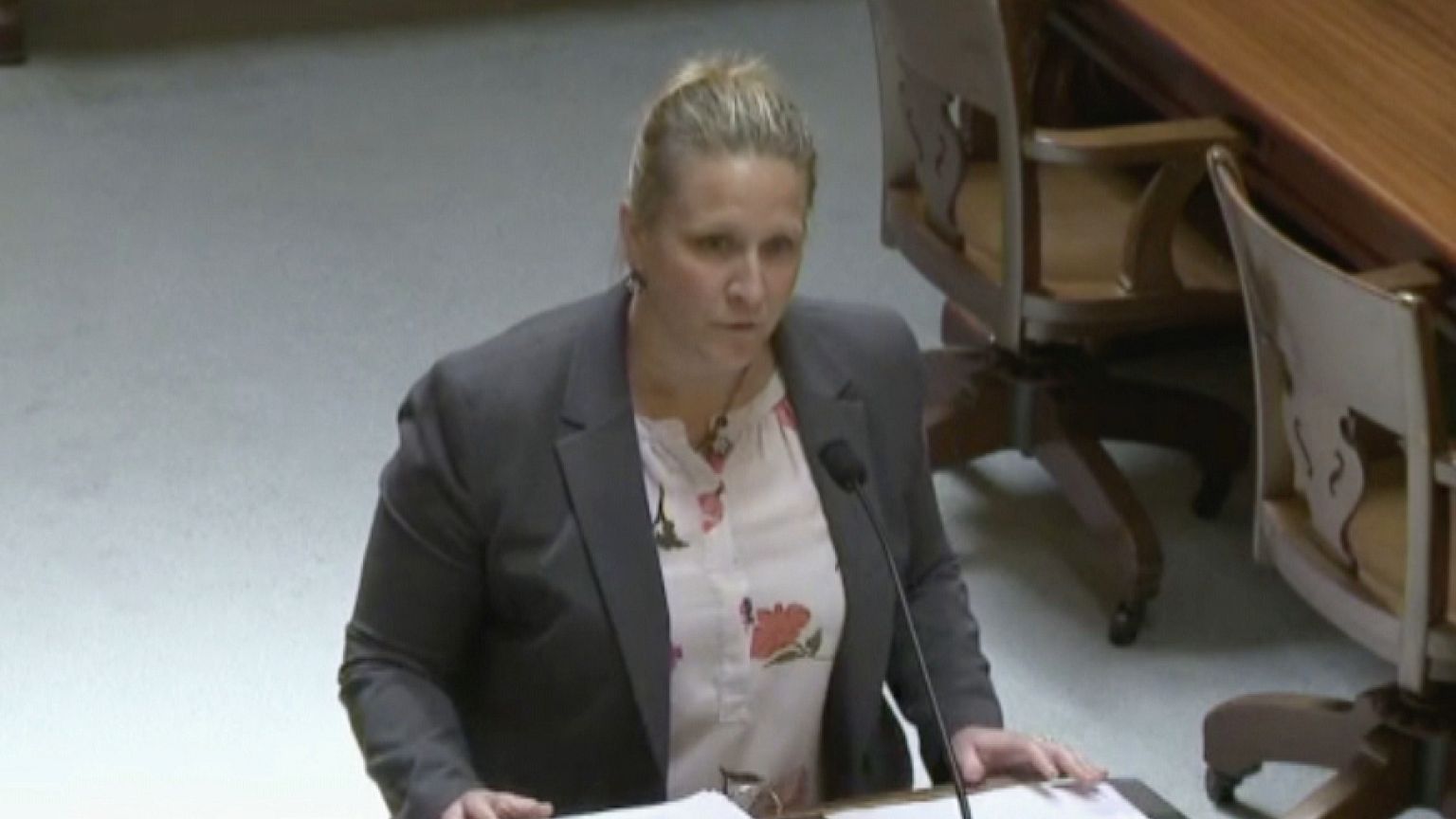 Image: Sarah Fabian, DOJ lawyer