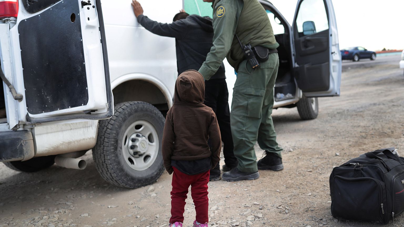 Image: Customs And Border Patrol Agents Patrol Border In El Paso, TX