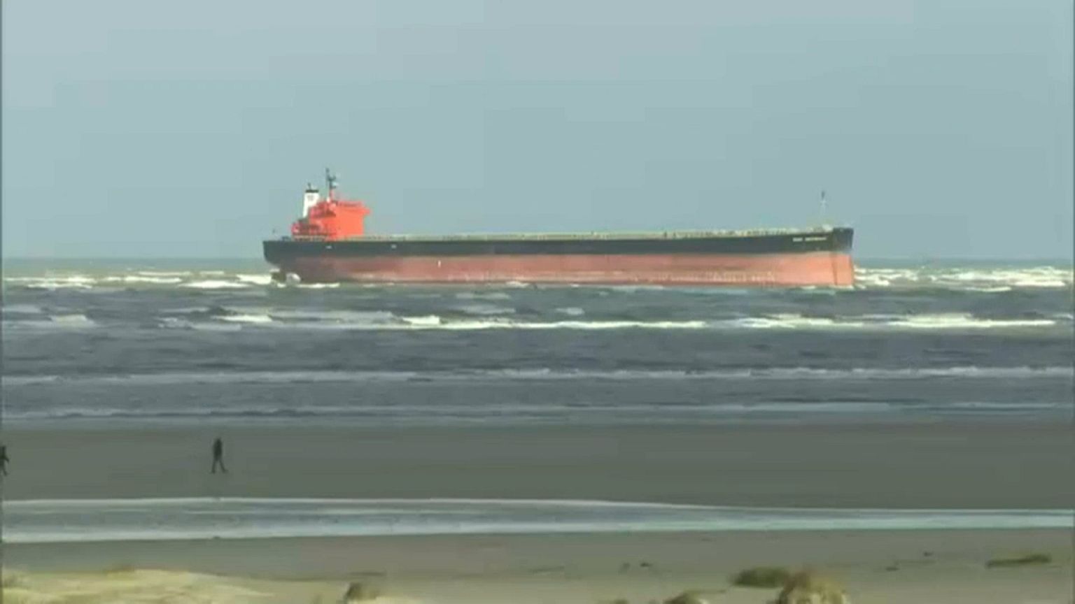 Gestrandeter Frachter vor Langeoog: Bergung könnte Tage dauern