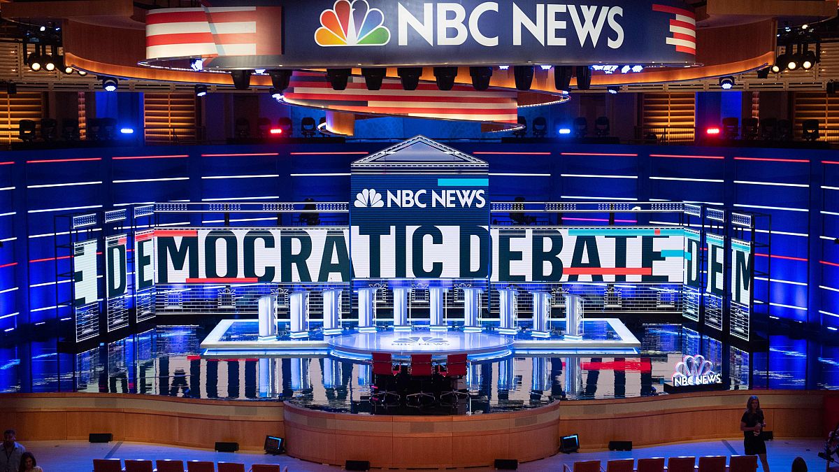 Image: Democratic primary debate