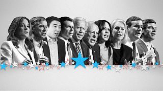 Image: The first Democratic debate -- a two-night event -- is hosted by NBC