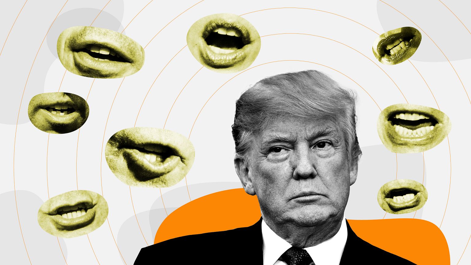 Live-tracking mentions of President Trump during the Democratic debate
