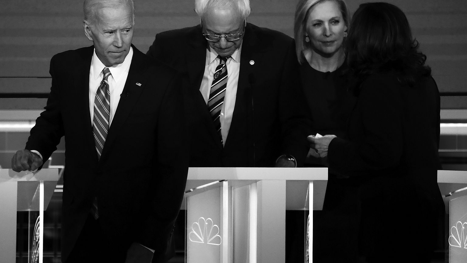 Image: Democratic Presidential Candidates Participate In First Debate Of 20