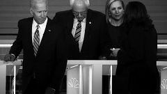 Image: Democratic Presidential Candidates Participate In First Debate Of 20