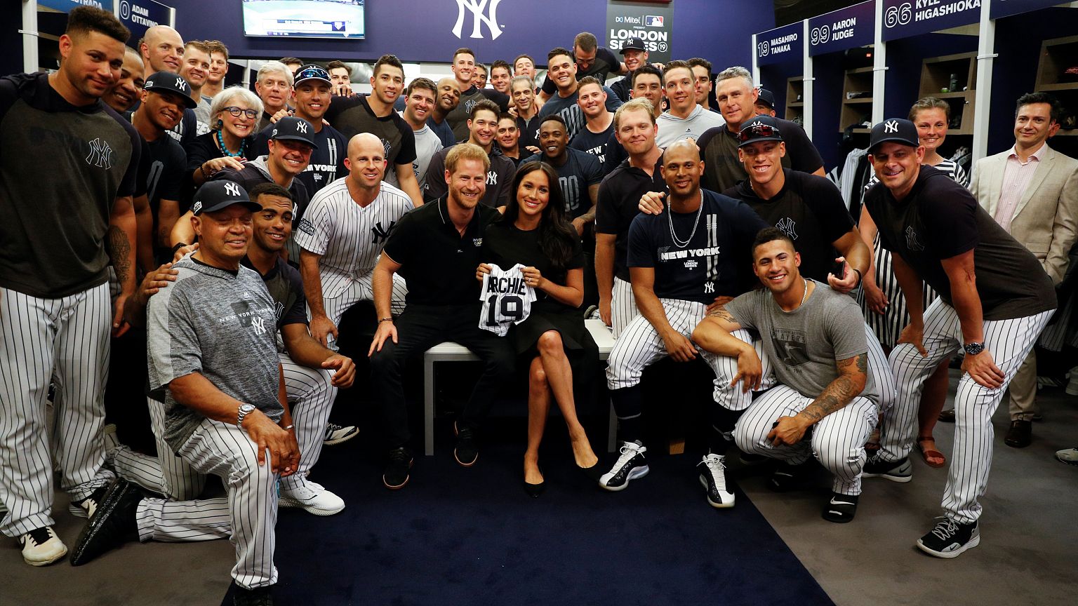 Image: The Duke Of Sussex Attends The Boston Red Sox VS New York Yankees Ba