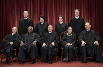 Image: Stephen Breyer, Clarence Thomas, John G. Roberts, Ruth Bader Ginsbur