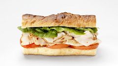 Image: Turkey Sandwich on a Baguette
