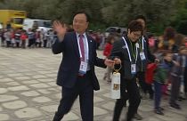 Greece gives Olympic flame South Korean sendoff