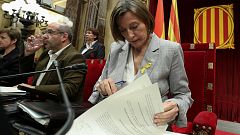 El Constitucional suspende la DUI aprobada por el Parlament