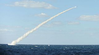 حمله موشکی زیردریایی روسیه به مواضع داعش در دیرالزور