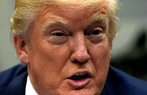 Trump belittles ex-aide charged in Russia probe