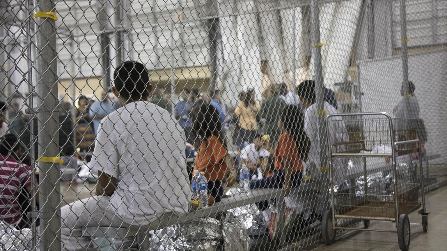 Central Processing at McAllen Border Patrol Facility
