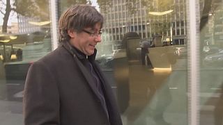 Puigdemont, de paseo por Bruselas