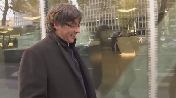 Puigdemont, de paseo por Bruselas Puigdemont, de paseo por Bruselas
