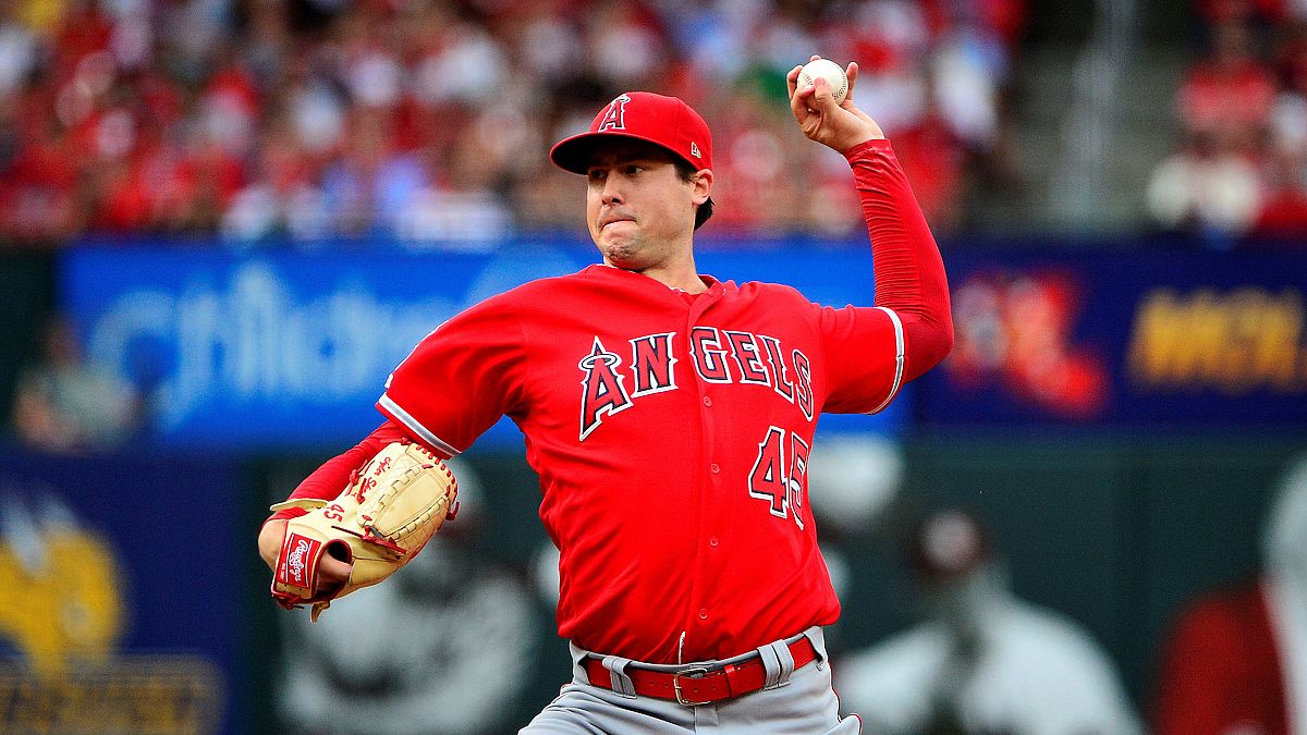 Image: Tyler Skaggs, Los Angeles Angels at St. Louis Cardinals