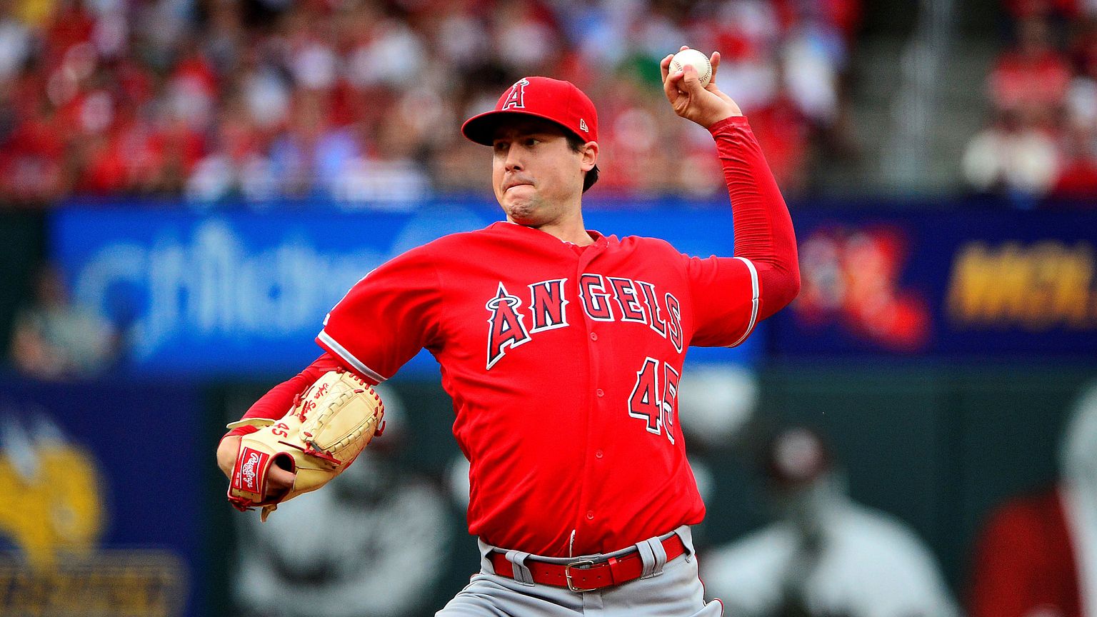 Image: Tyler Skaggs, Los Angeles Angels at St. Louis Cardinals