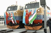 Ferrovia Baku-Tbilisi-Kars a todo o vapor