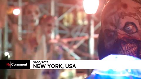 New York's Halloween parade goes ahead