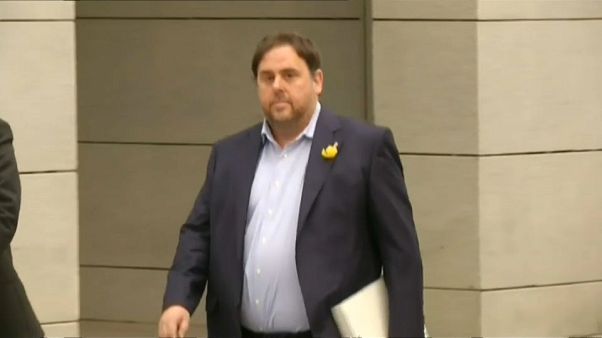 Junqueras, el primero en dar la cara ante la Justicia española Junqueras, el primero en dar la cara ante la Justicia española