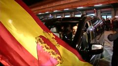 La recepción a los miembros de la Mesa del Parlament en Madrid divide a las redes sociales