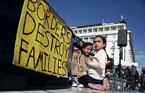 Refugees go on hunger strike in Athens